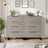 Vertical Drawer Cabinet with Storage, Dresser for Bedroom, Wooden Storage for Hallway, Entryway - 2 of 4