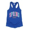 Simply Sage Market Spring Vibes Arched Varsity Racerback Tank - 2 of 4