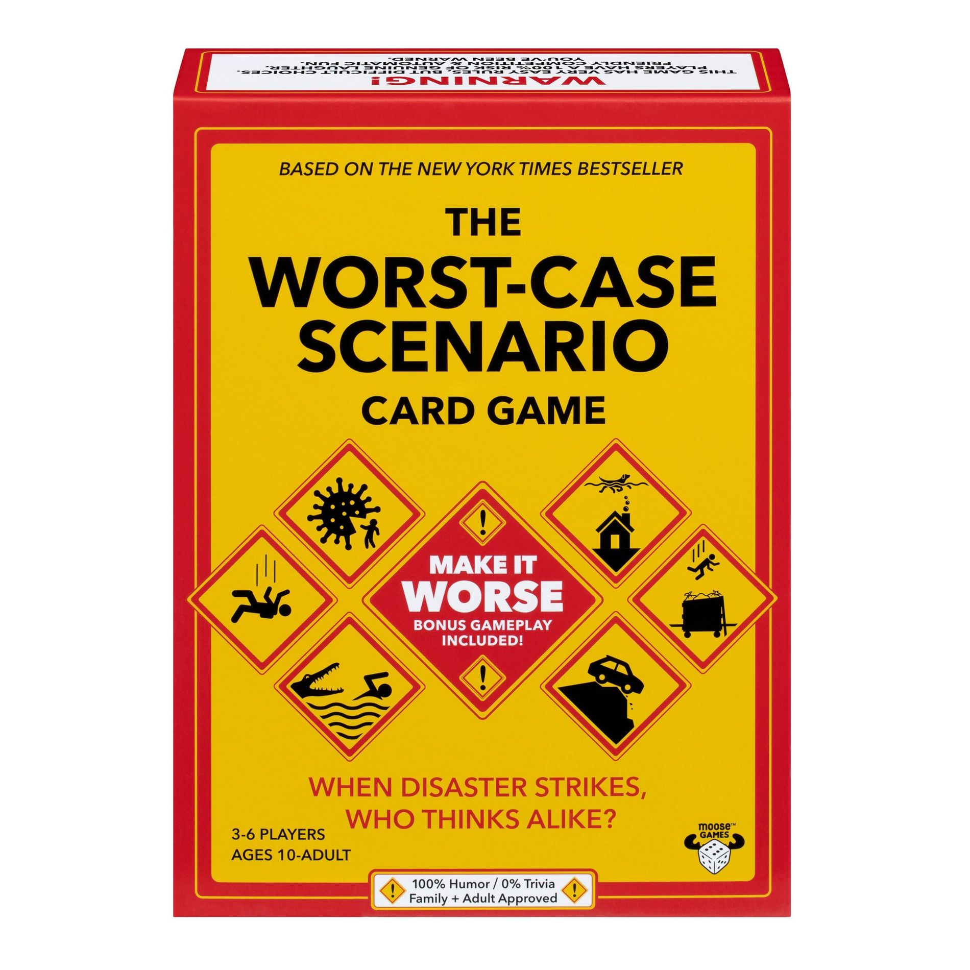 Moose Games The Worst-Case Scenario Card Game - Bonus Edition
