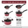 T-Fal 12pc Simply Cook Nonstick Cookware Set - 2 of 4