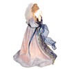 Kurt Adler 12-Inch UL 10-Light Delft Blue with Gold Angel Tree Topper - 3 of 4