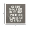 Slickblue Funny Memory Sign – 7x7 Wood Decor Funny Father Memory Quote – Great Gift for Dads or Sons, Color Options - 3 of 3