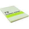 Enday Steno Pads 6x9" (6 Pack) – Green Tint, Gregg Ruled, Top-Bound Spiral Notebooks with 70 Sheets, Perfect for Office, School & Note-Taking. - 2 of 4