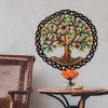 Slickblue Painted Metal Wall Art, 24" Steel, Handmade for Outdoor/Indoor Hanging Decor - 3 of 4