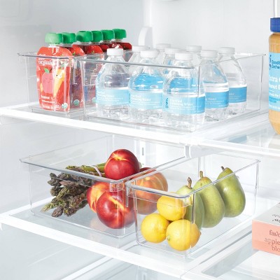 4pc Fridge &#38; Pantry Bin Storage Set Clear - Brightroom&#8482;