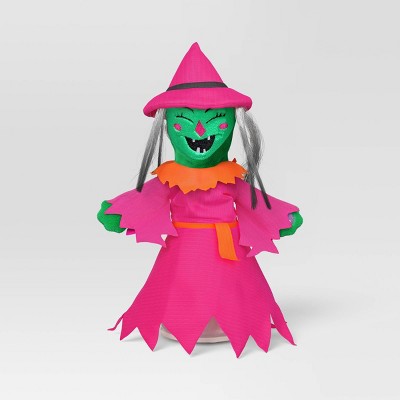 11.5" Animated Plush Witch Halloween Decorative Prop Rose Red - Hyde and EEK! Boutique™