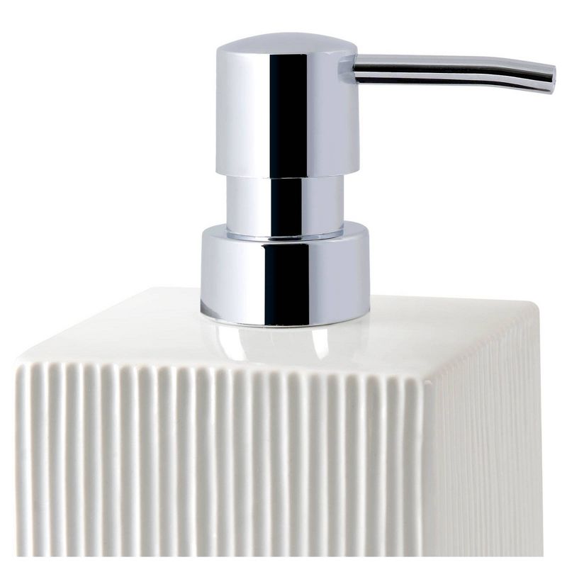 Hotelier Lotion Pump Gray/White - Allure Home Creations, 3 of 7
