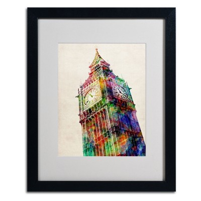 Trademark Fine Art -Michael Tompsett 'Big Ben' Matted Framed Art