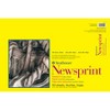 Strathmore 300 Series Newsprint Pad, Tape Binding, 50 Sheet, 12x18 inch, Pack of 3 - 2 of 2