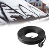 VEVOR Self-Regulating Pipe Heating Cable, 50FT 5W/FT Heat Tape for Pipes, Roof Snow Melting De-icing, Gutter and Pipe Freeze Protection, Black - 2 of 4