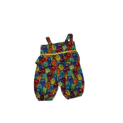 Doll Clothes Superstore Cat Print Romper Fits New Born Preemie Cabbage Patch Kid Dolls