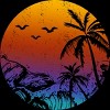 Men's Design By Humans Summer Vibes By Semir T-Shirt - 2 of 2