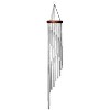 Woodstock Wind Chimes Signature Collection  Woodstock Habitats Rainfall Silver Wind Chime - 3 of 4