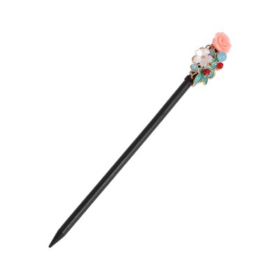Unique Bargains Rose Hair Chopstick 1Pc