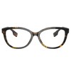 Burberry ESME BE 2357 3981 Womens Square Eyeglasses Top Check/Striped Brown 54mm - 2 of 3