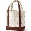 Lands' End Open Top Canvas Tote Bag - 3 of 4