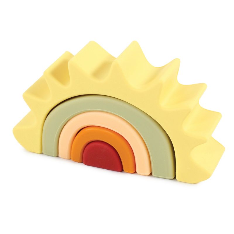 Hudson Baby Silicone Toy Arches, Sun, One Size, 1 of 4