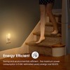 DORESshop 0.6-Watt Dimmable 30/60LM Dusk to Dawn Adjustable Brightness Integrated LED Night Light for Home in 3000K (4-Pack) - 4 of 4