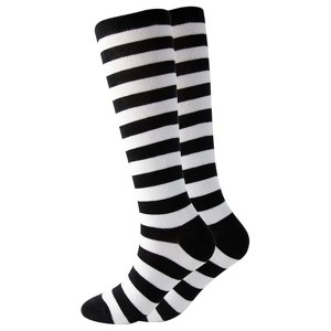 Striped Patterned Knee High Socks from the Sock Panda (Women's Sizes, Adult Medium) - 1 of 3