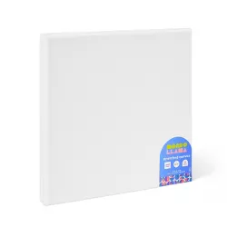 2pk 10"x10" Stretched Canvas White - Mondo Llama™