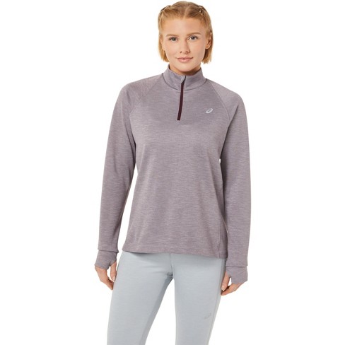 ASICS Women s THERMOPOLIS 1 4 ZIP Running Apparel XL Gray