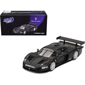 Maserati MC12 Competizione "Test Fiorano 2004" Matt Black 1/64 Diecast Model Car by BBR - 1 of 4