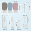 Unique Bargains PE Travel Container Set 1Set - 2 of 4