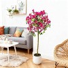 Artificial Tree for Indoor & Outdoor Decor Faux Planter Potted Fake Tree Flower, Thanksgiving for Home, Office - 4 of 4