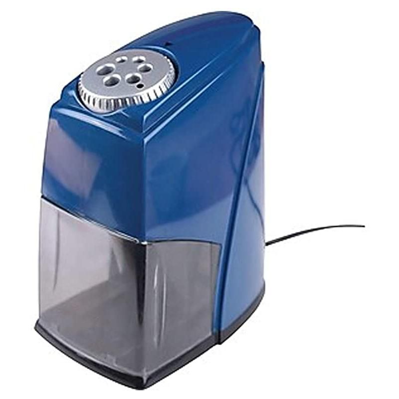 MyOfficeInnovations ClassMate 6-Hole Electric Pencil Sharpener Blue (21833) 356294, 1 of 6