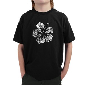 LA Pop Art Boy's Word Art T-shirt - Mahalo - 1 of 4
