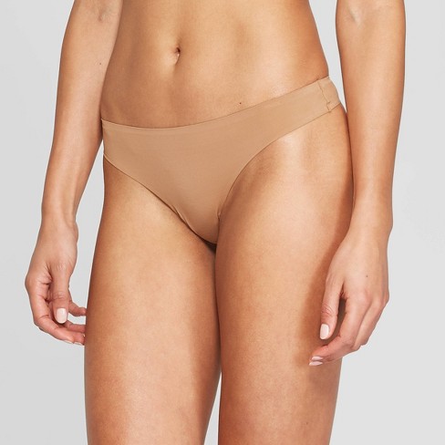 Women's Bonded Micro Thong - Auden™ Caramel M