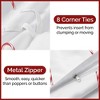 Luxury Soft Premium Christmas Duvet Cover Set - Zipper Closure & Matching Pillow Shams - CGK Linens - 4 of 4