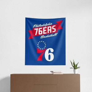 NBA Philadelphia 76ers Premium Printed Wall Hanging - 1 of 4
