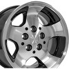 OE Wheels LLC JP08-15080-5450-25MB Black Machined Wheel Painted (15 x 8. inches /5 x 114 mm, 25 mm Offset) - 3 of 3