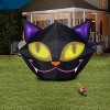 Gemmy Projection Airblown Inflatable Setiling Cat w/1 EyeScreams Projection included (Yellow) , 4 ft Tall - 3 of 3