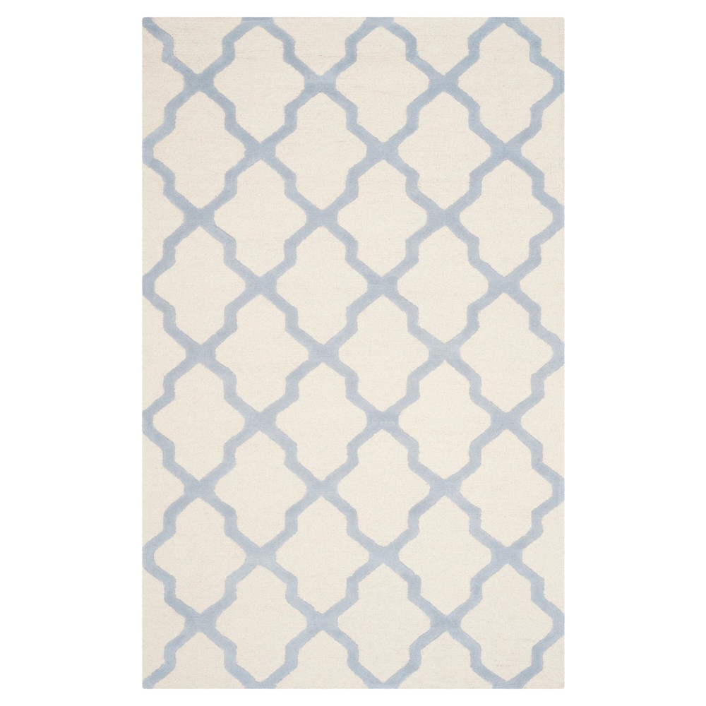 Maison Textured Rug - Ivory / Light Blue (5'x8') - Safavieh