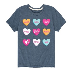 Boys' - Barbie - Barbie Candy Hearts Short Sleeve Graphic T-Shirt - 1 of 4