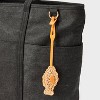 Straw Fish Bag Charm Accessory - A New Day™ Orange - 2 of 2