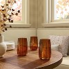14.5 fl oz Glass Tumbler Amber - Threshold™ - 2 of 3