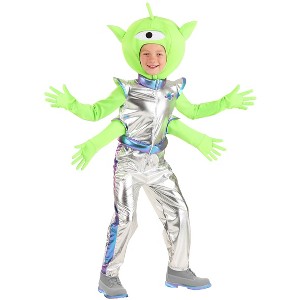 HalloweenCostumes.com Friendly Kid's Alien Costume - 1 of 4