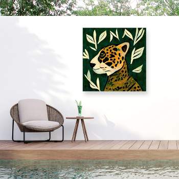 Treechild Tiger In Profile Outdoor Canvas Art