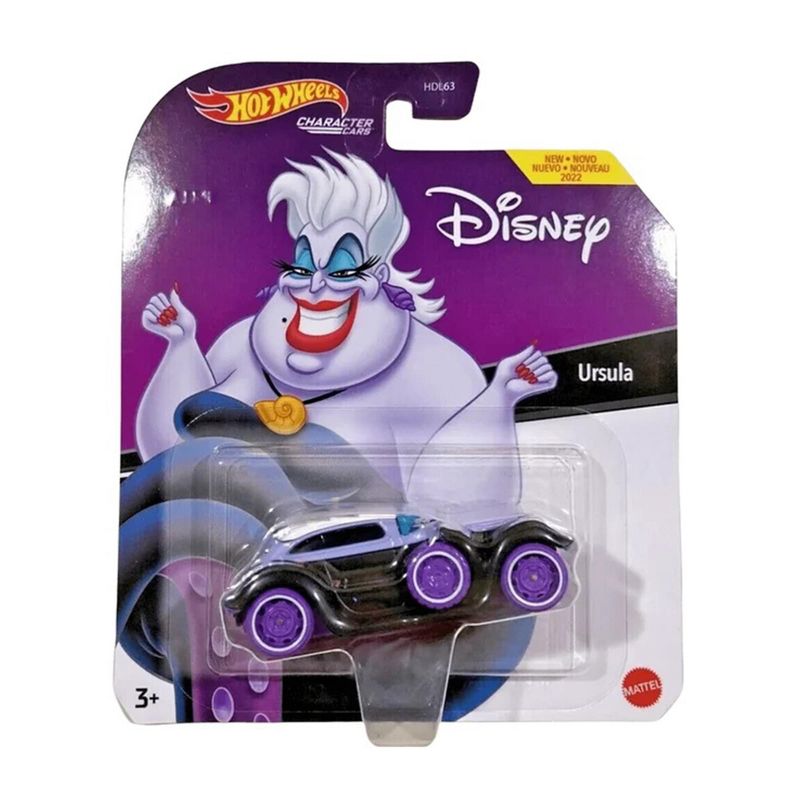 Mattel Disney Hot Wheels Character Car | Ursula, 2 of 4
