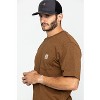 Carhartt Men's Loose Fit Heavyweight Logo Pocket Work T-Shirt - K87WHT - 4 of 4