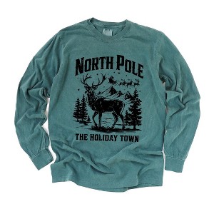 Simply Sage Market The Holiday Town Garment Dyed Long Sleeve - 1 of 4