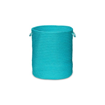 Colonial Mills Sundance Woven Hampers - Aqua 17"x17"x22"