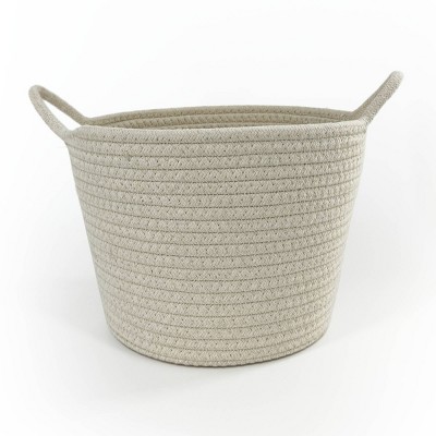 Rope Basket Ivory - Bullseye's Playground™
