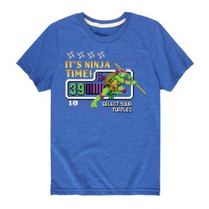 Boys' - Teenage Mutant Ninja Turtles - Its Ninja Time Donnie Short Sleeve Graphic T-Shirt - 1 of 4