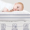 DSVIMOY Support Pillow Down Alternative Fill Pillow Set for All Sleep Positions and Comfort, White, 15.4"*11.4"*6.9" - 4 of 4