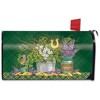 Lucky Potted Shamrocks St. Pat's Magnetic Mailbox Cover Standard Briarwood Lane - 3 of 3