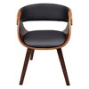 vidaXL Dining Chair Bent Wood and Faux Leather - 2 of 4